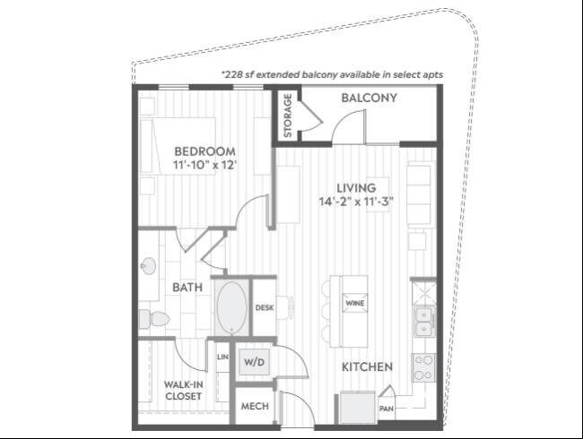 Unit North-N526 North-N526 floor plan