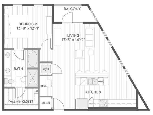 Unit South-S331 South-S117 floor plan
