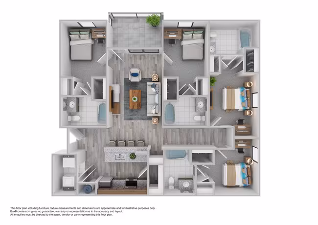 4x4 11203 floor plan