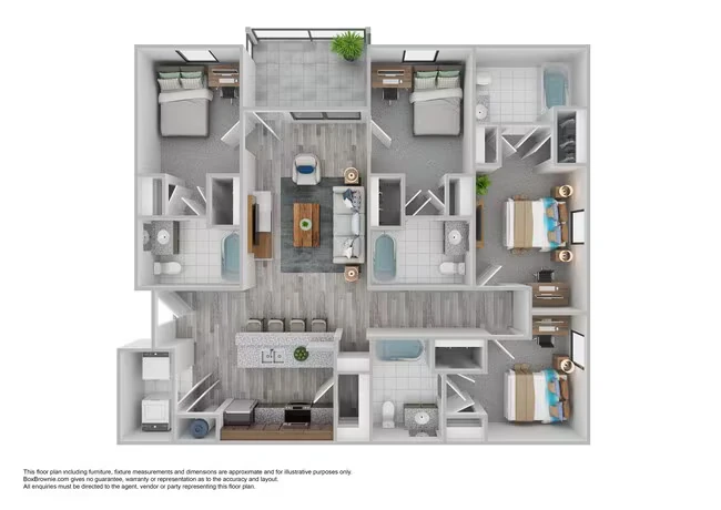 4x4 11203 floor plan