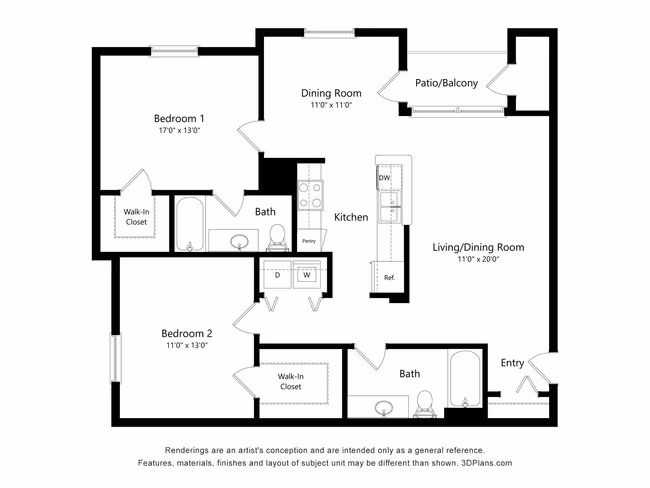 Unit 938 935 floor plan