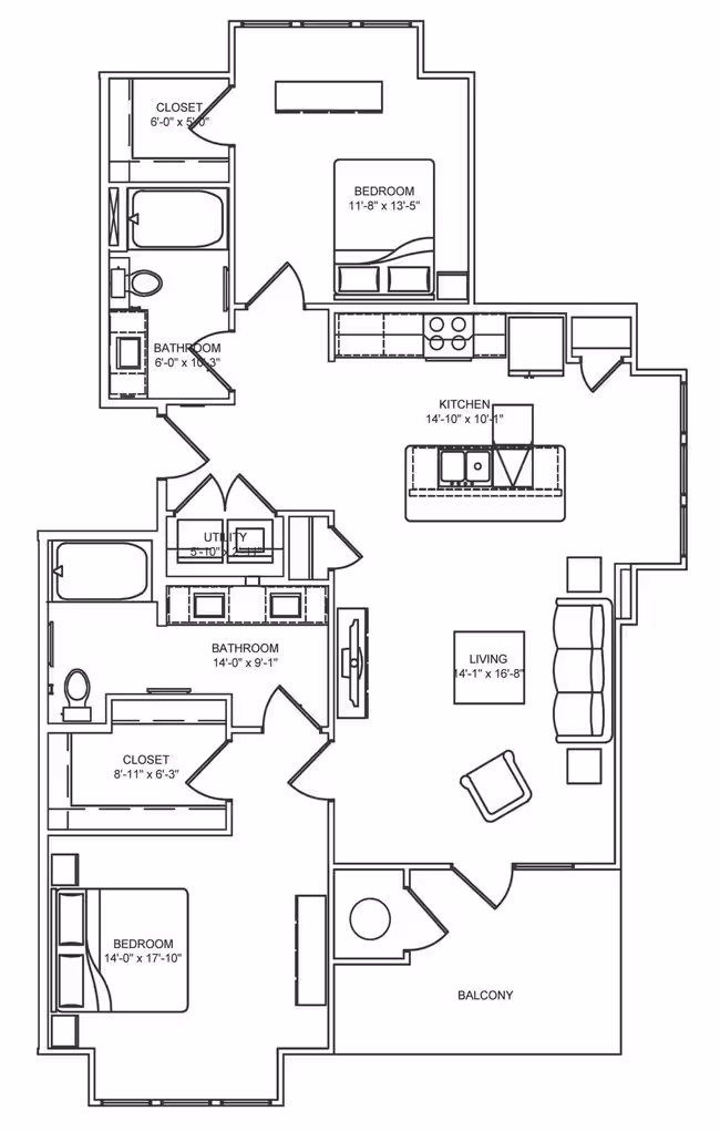Unit 2206 2206 floor plan
