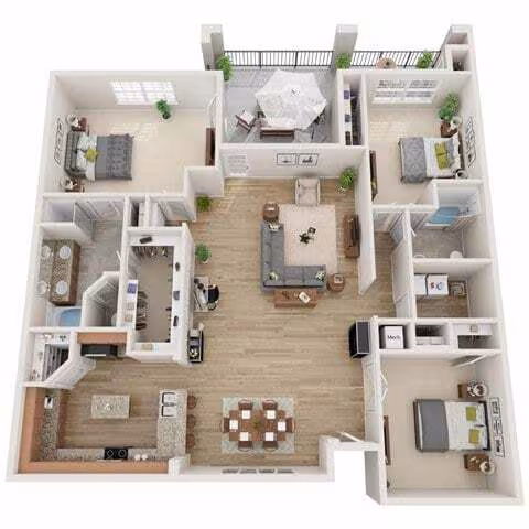 C2 9305 floor plan