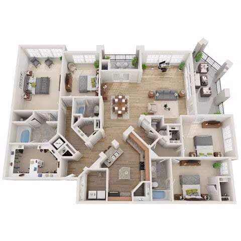 Unit 9202 8206 floor plan