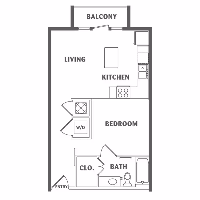 Unit 244 121 floor plan