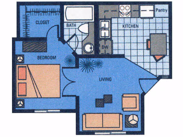 Unit 410 410 floor plan
