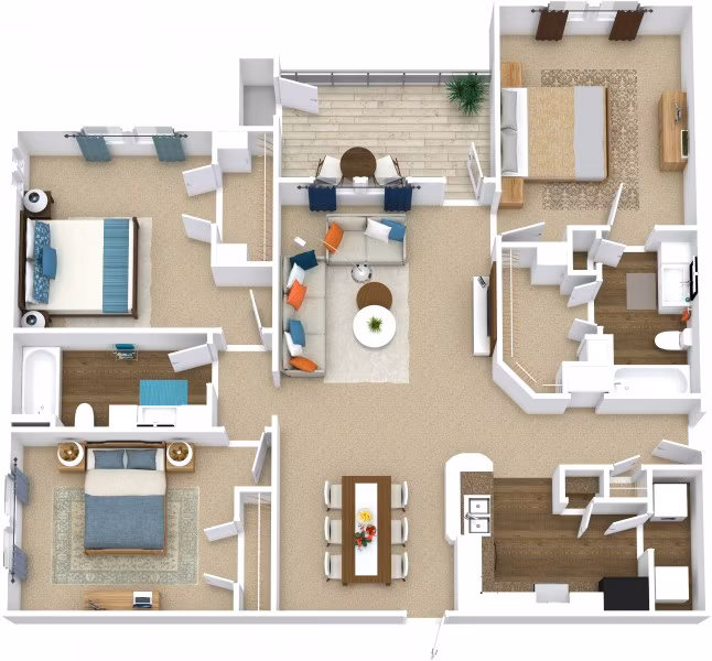 Unit 1420 1420 floor plan