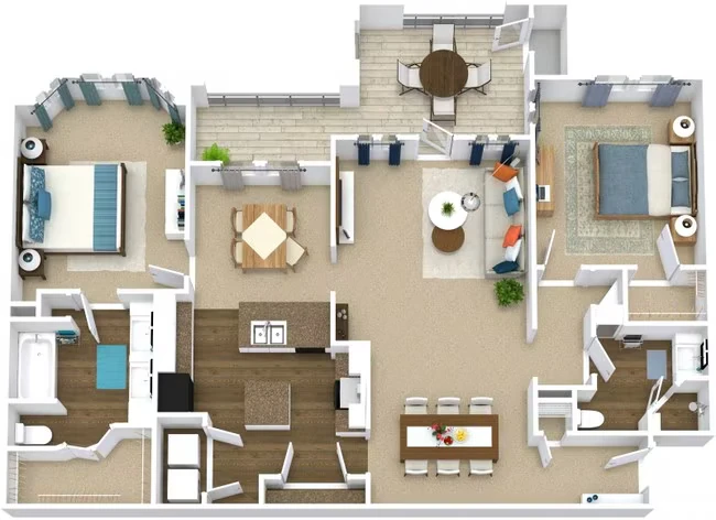 Comal 935 floor plan