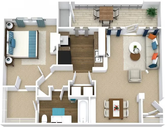 Guadalupe 1232 floor plan