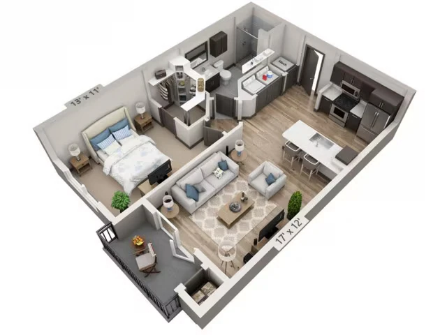 Guadalupe 1218 floor plan