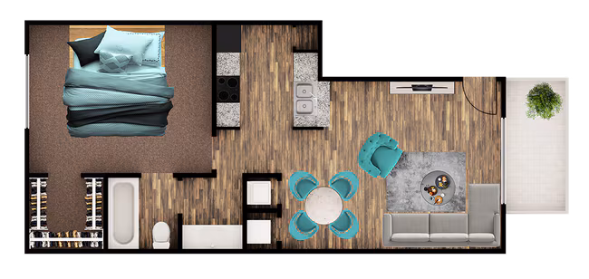 Unit 1210 0406 floor plan