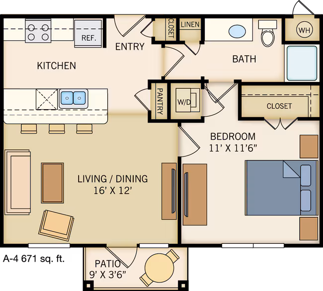Unit 27203 27203 floor plan