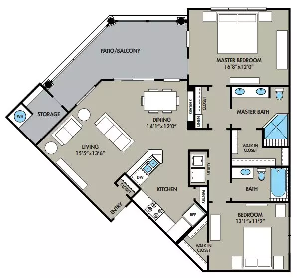 Unit 16105 14303 floor plan