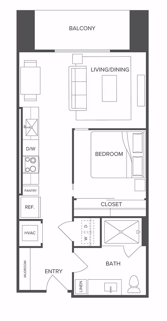 Unit 1-427 1-427 floor plan