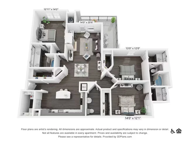 C1 1602 floor plan
