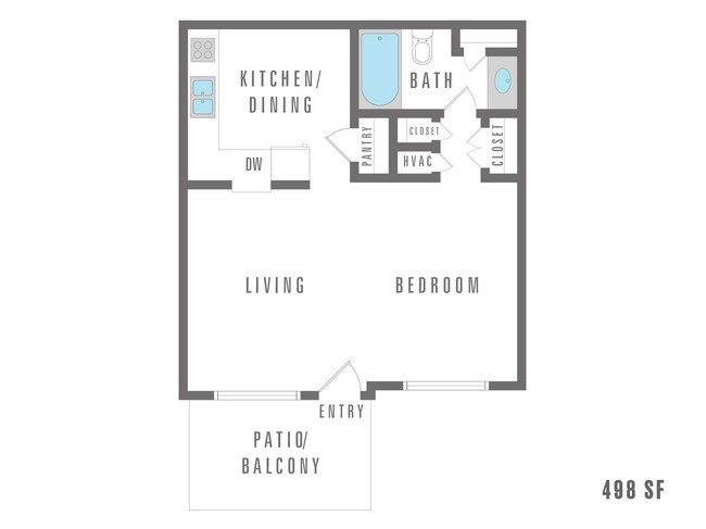 Studio 901 Silver Sands 15-1504 floor plan