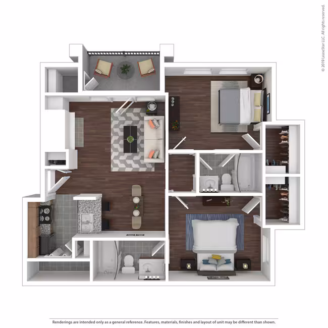 Unit 615 713 floor plan