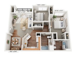 2x2 10202 floor plan