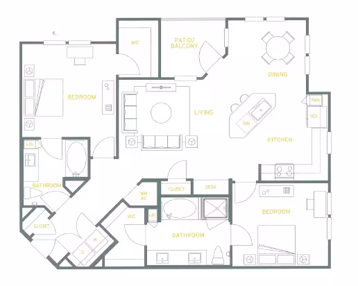 Unit 2307 2307 floor plan