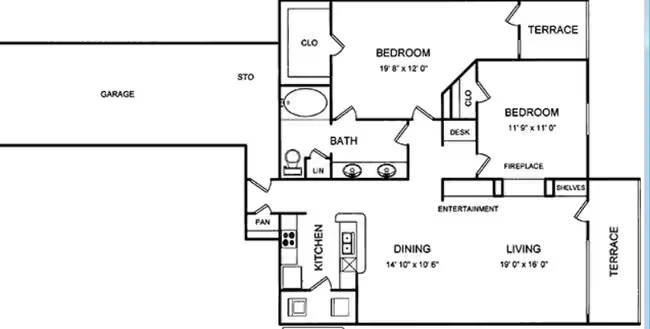 B1 1309 floor plan