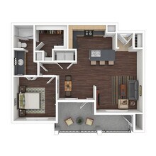 1B 08205 floor plan