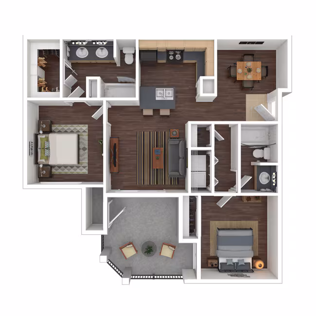 Unit 01206 01105 floor plan