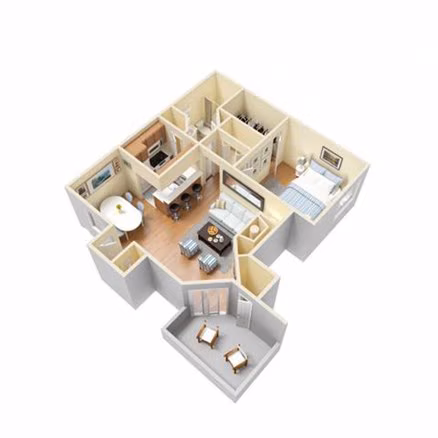 Unit 1419 1419 floor plan