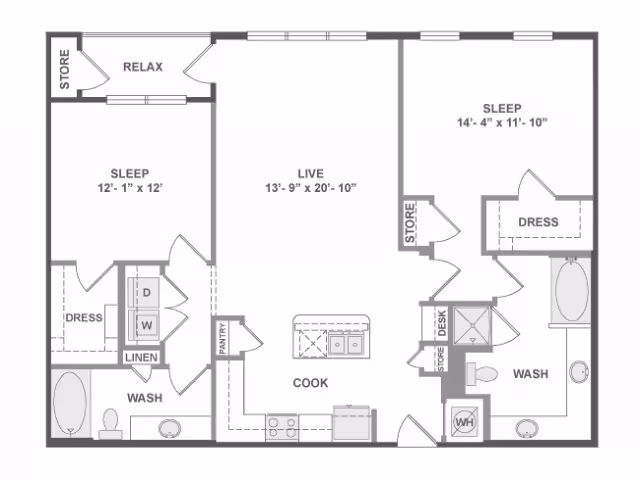 C6b 1A-282 floor plan