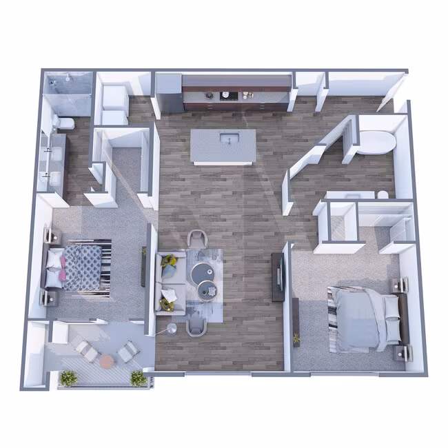 Unit 8307 8304 floor plan