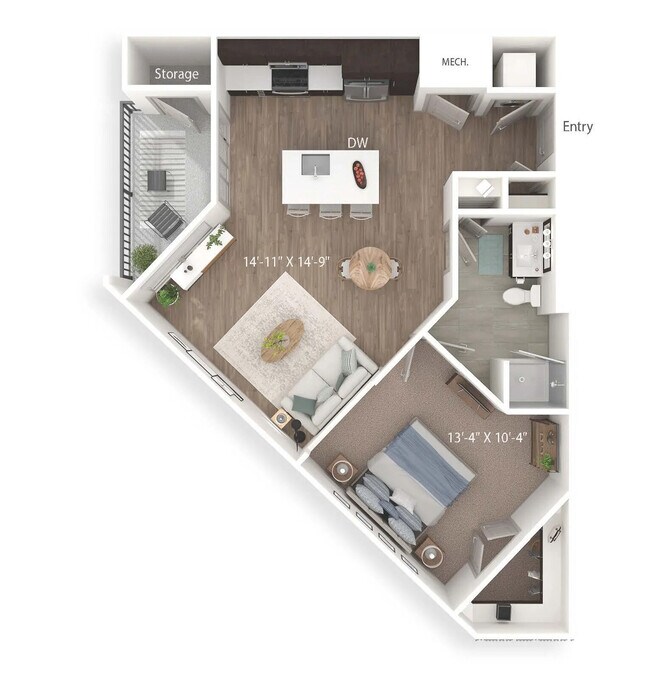 Unit 1350 1350 floor plan