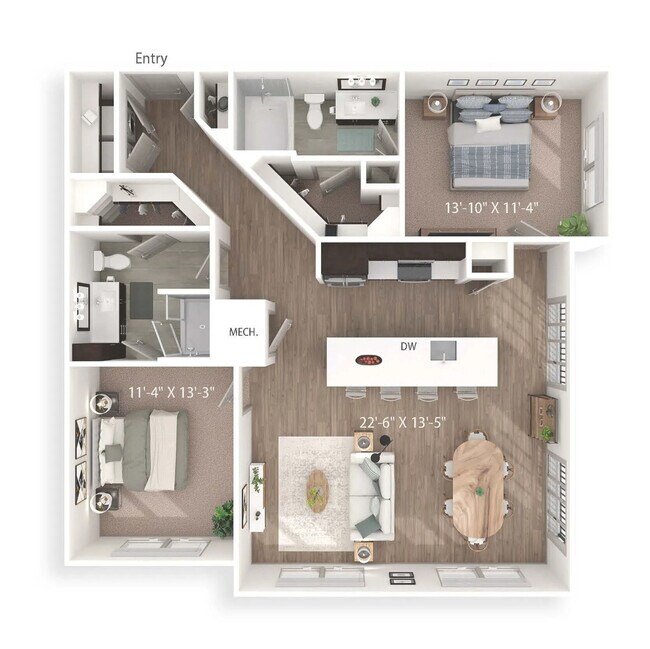 C3b-160 1139 floor plan