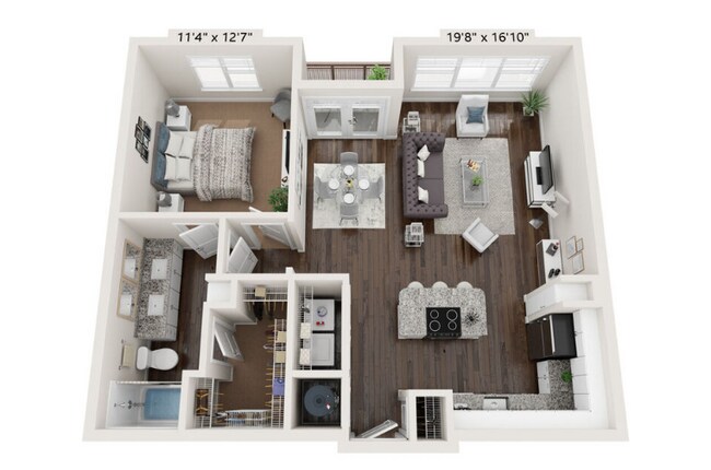 Unit 1223 2235 floor plan