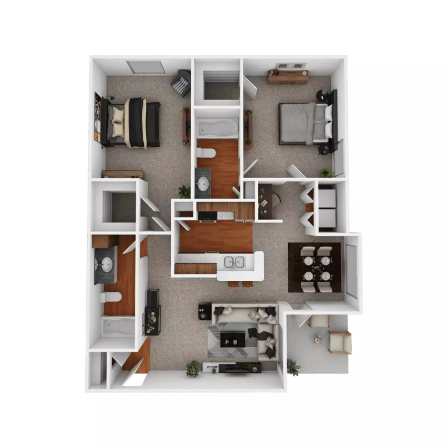 The Monoco 412 floor plan