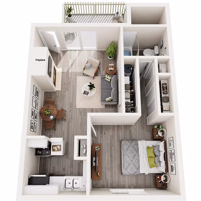 Unit O-150 B-106 floor plan