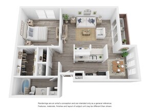 1x1 1305 floor plan