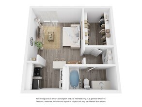 Studio 1003 floor plan