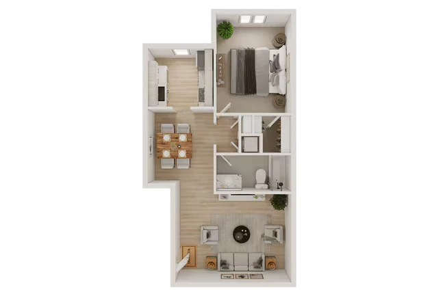A4 12-203 floor plan