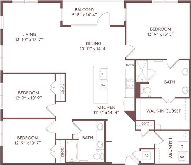 Unit 0453 0253 floor plan