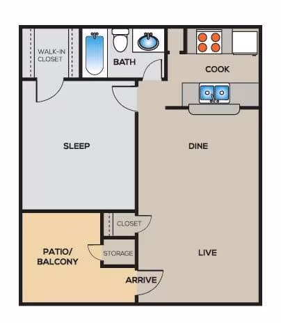 Unit 1620 1501 floor plan