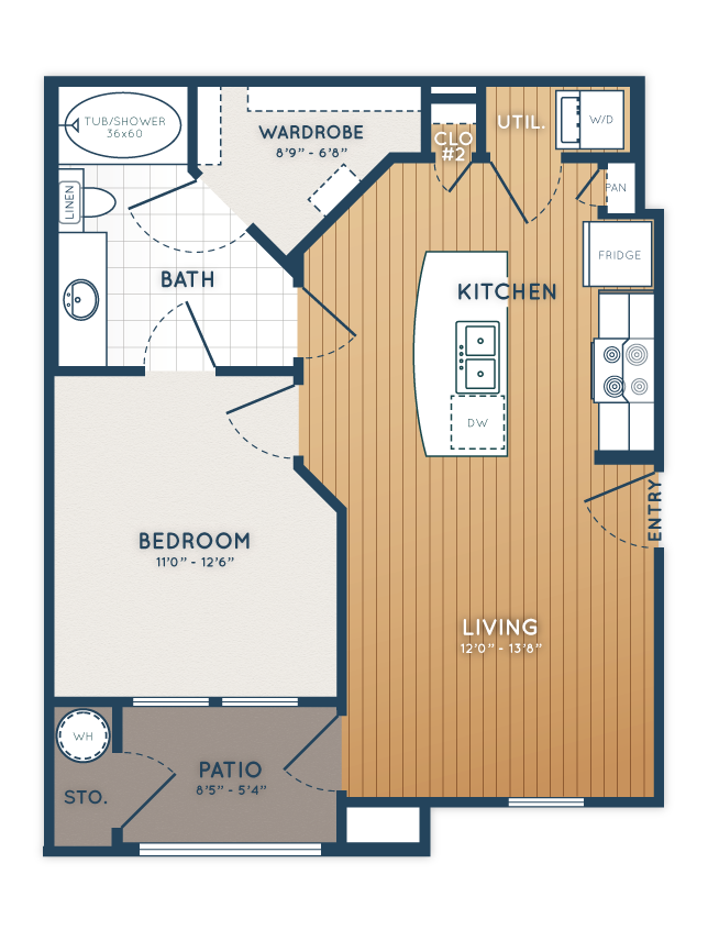 Unit 4201 6305 floor plan
