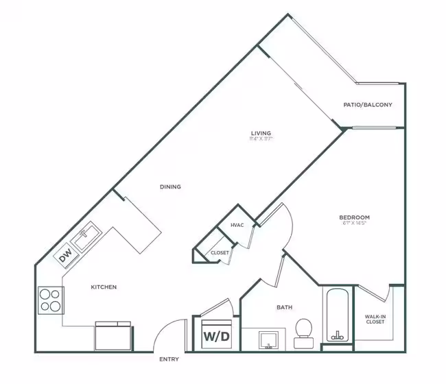 A2 1329 floor plan