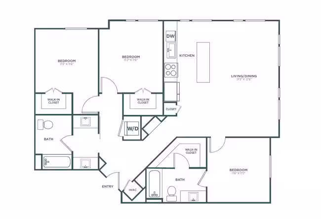 C1 1300 floor plan