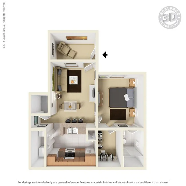 Unit 406 612 floor plan