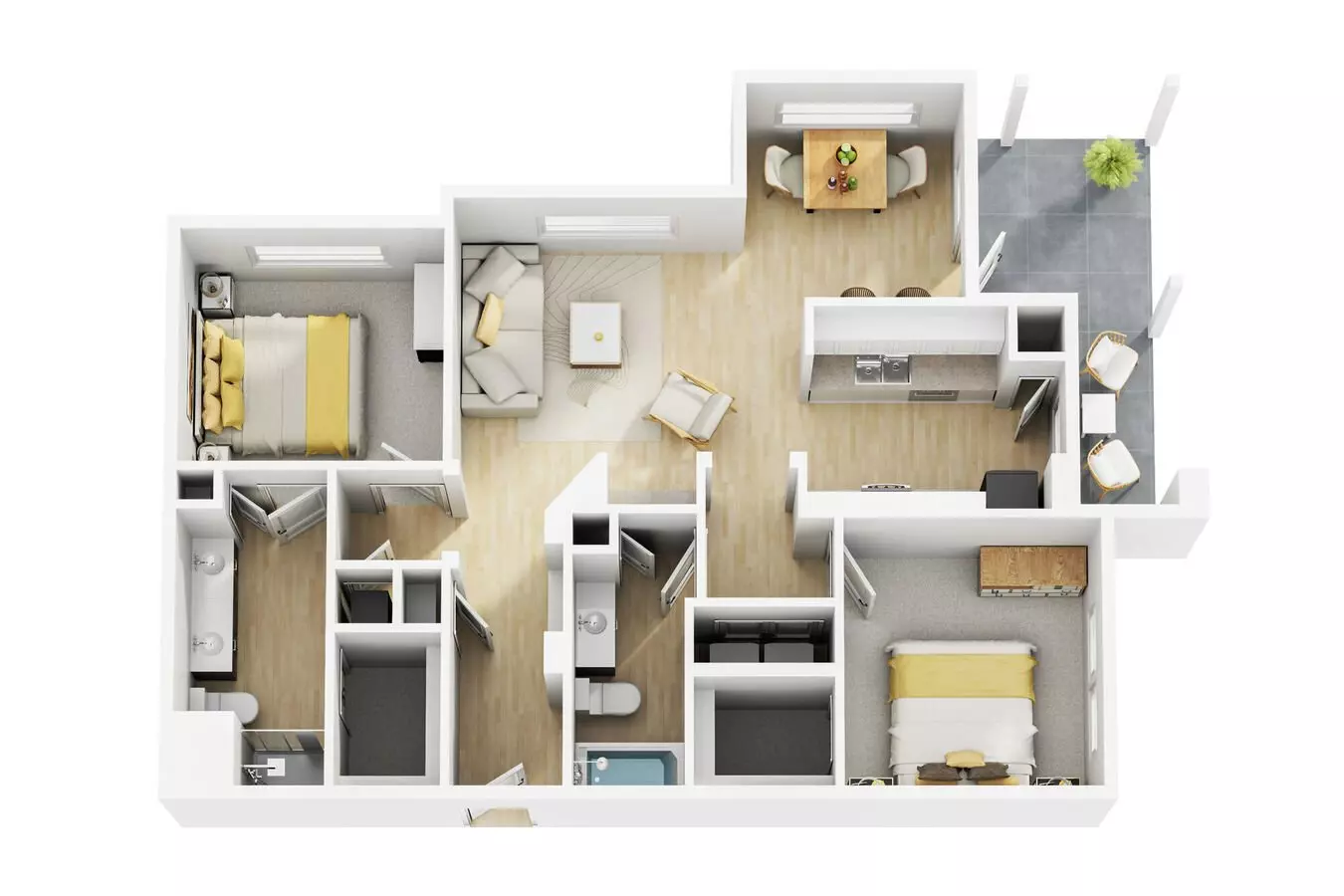 Unit 1103 1331 floor plan