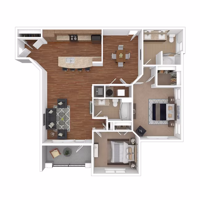 Unit 7105 5105 floor plan