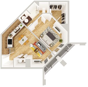 1x1 2-228 floor plan