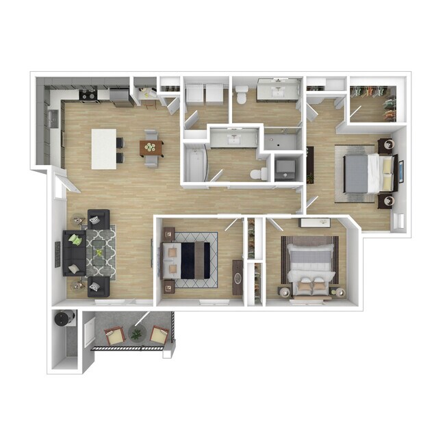 Unit 8308 9301 floor plan