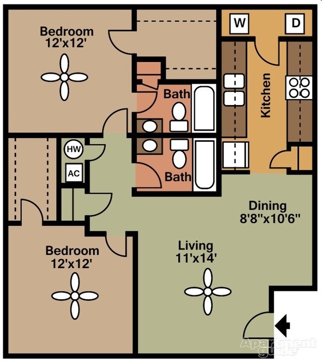 Residential 1115A floor plan