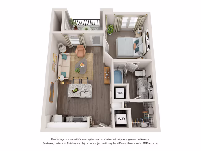 Unit 4301 3301 floor plan