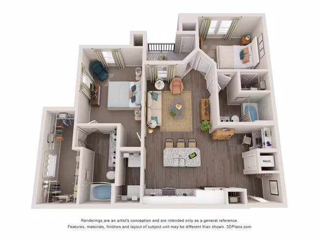 B4 3207 floor plan